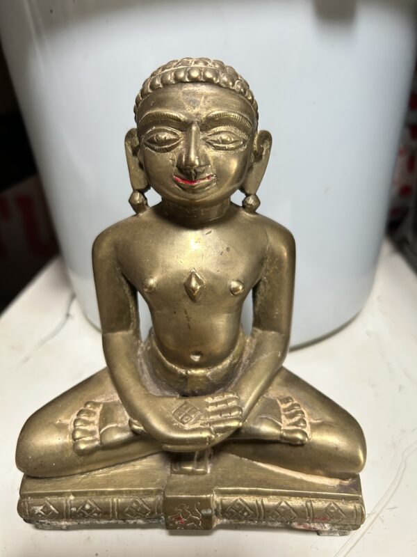 Jain seated tirthankar 6 1/2 inches