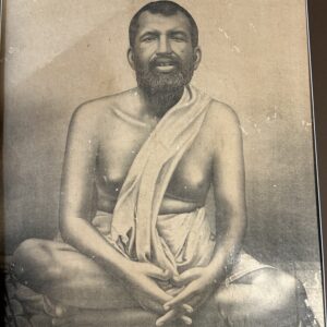 Poster  Ramakrishna original print likely from 1890s or so