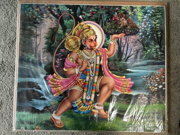 Painting  Hanuman by L N Sharma