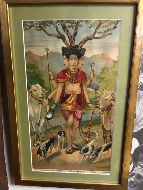 Poster  Dattatreya  Ravi Varma  tree behind