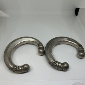 Heavy silver bracelets